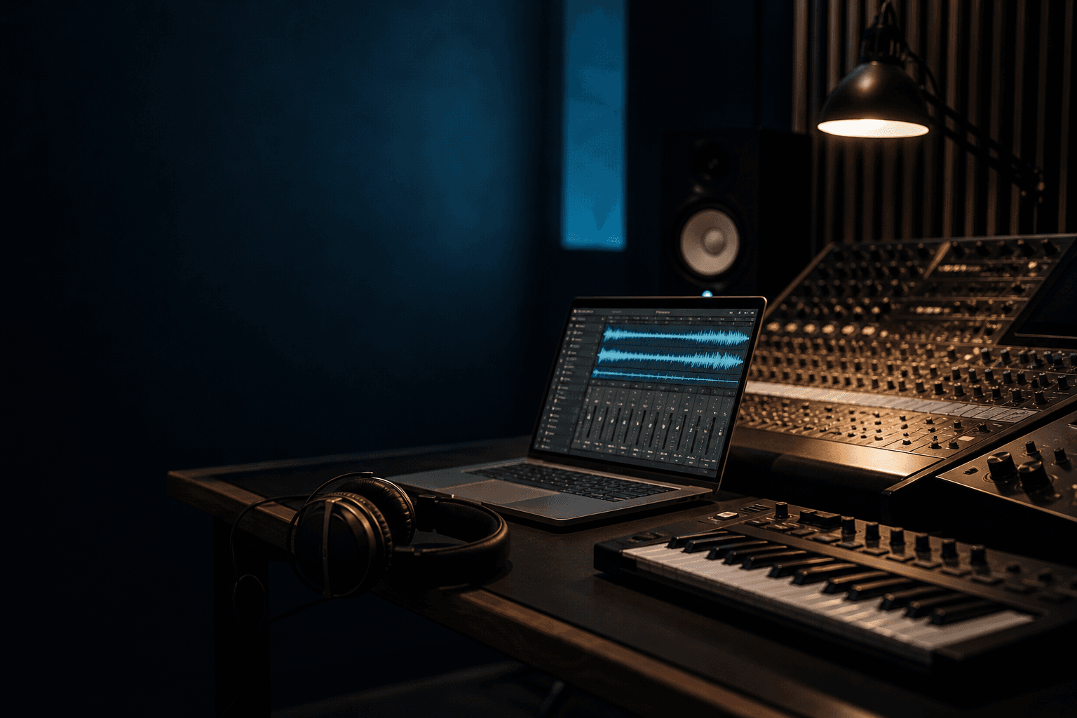 Synthesizer and hands-on studio production tools